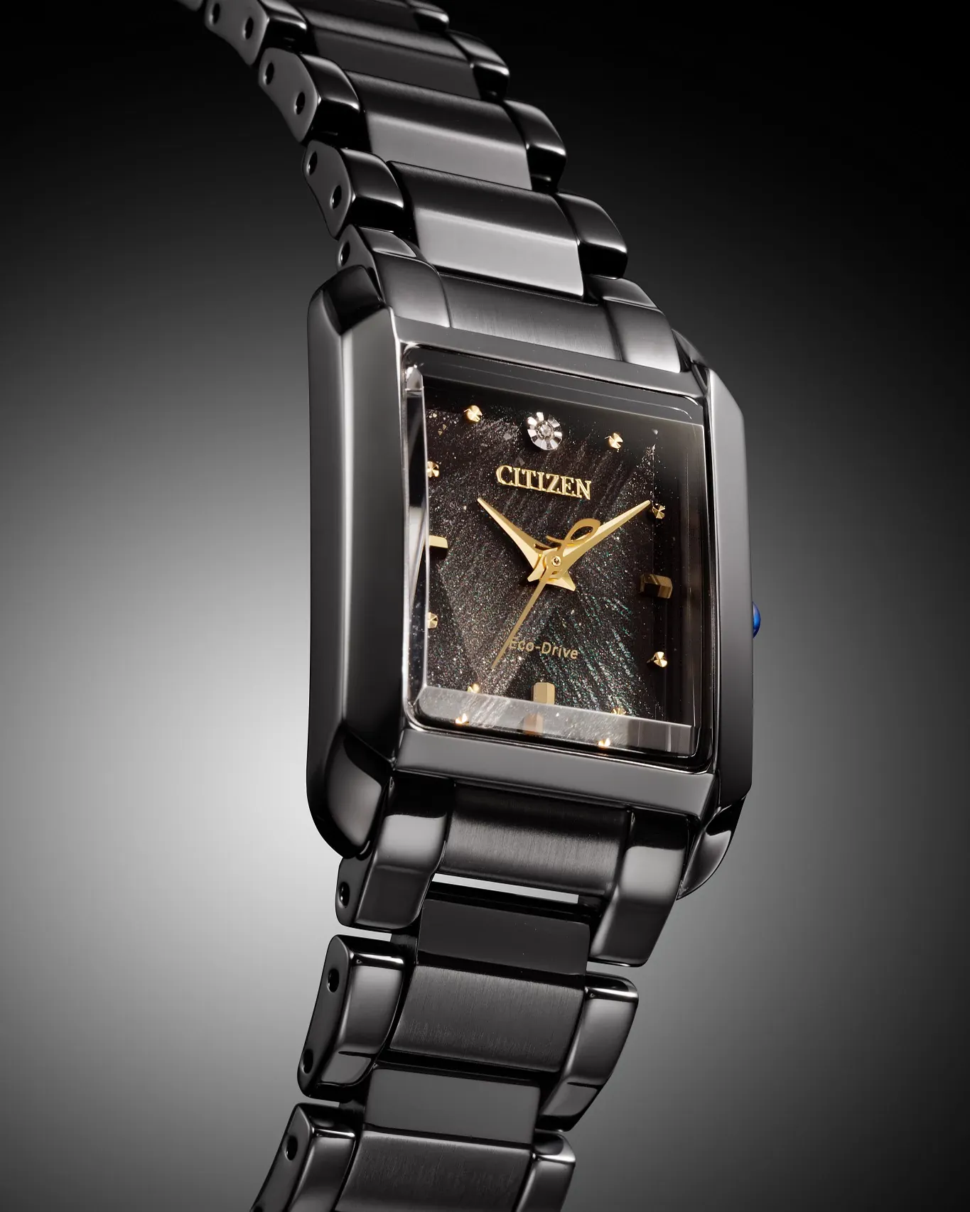 家電 bianca+(R) Citizen L Bianca LIGHT in BLACK Black Dial Stainless Steel